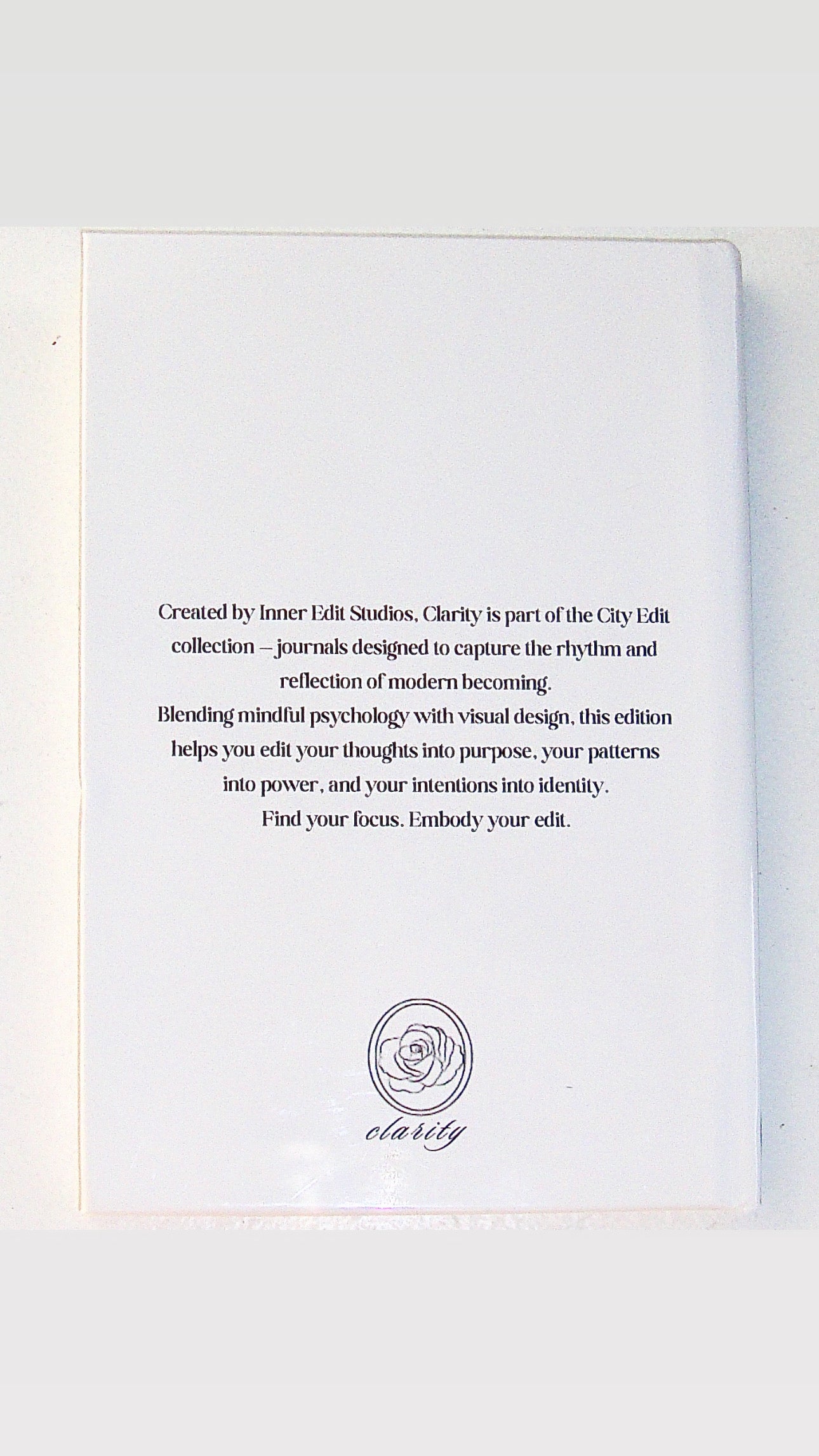 The Clarity Edit - Journal