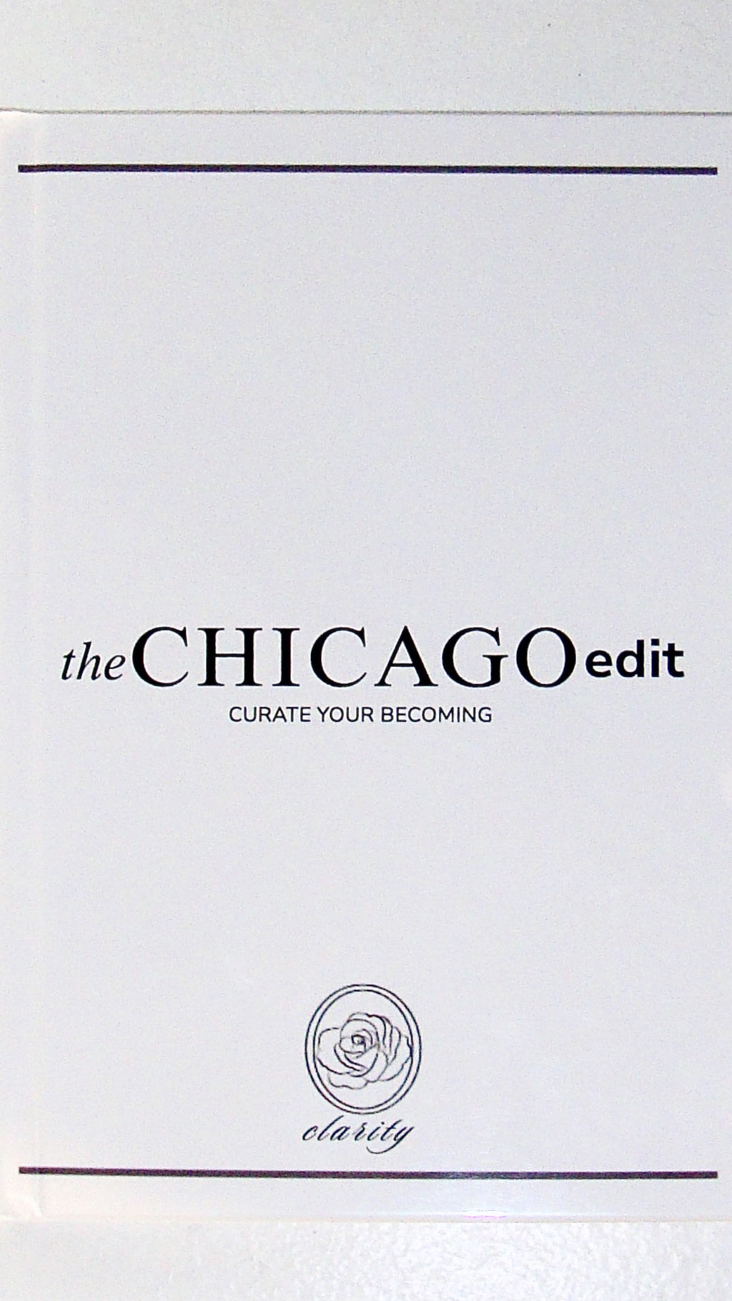 The Clarity Edit - Journal