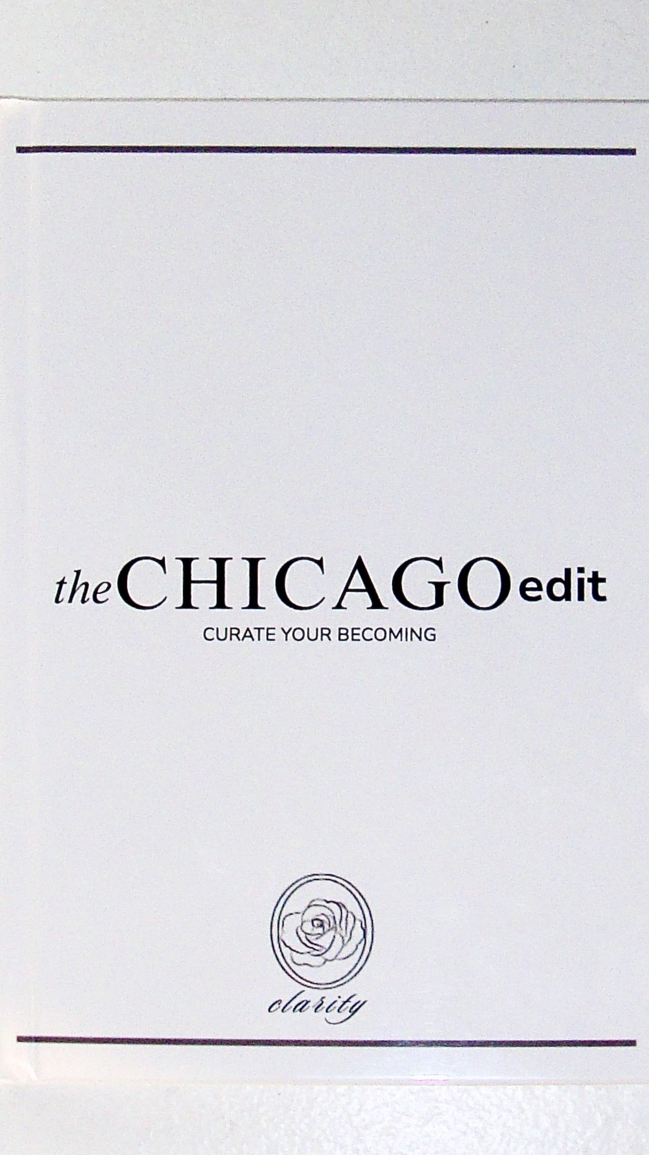 The Clarity Edit - Journal